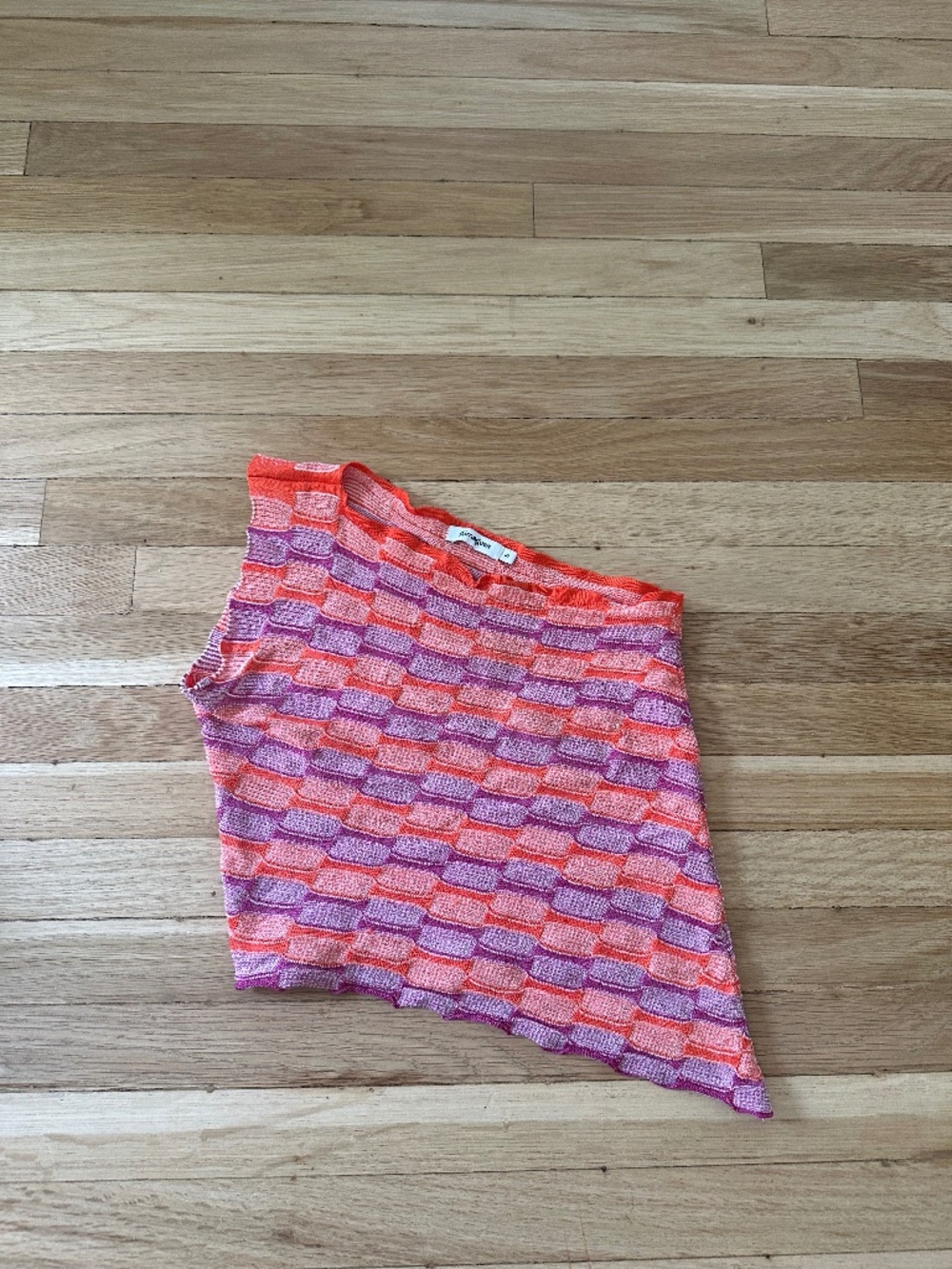 Gimaguas asymmetrical one shoulder top